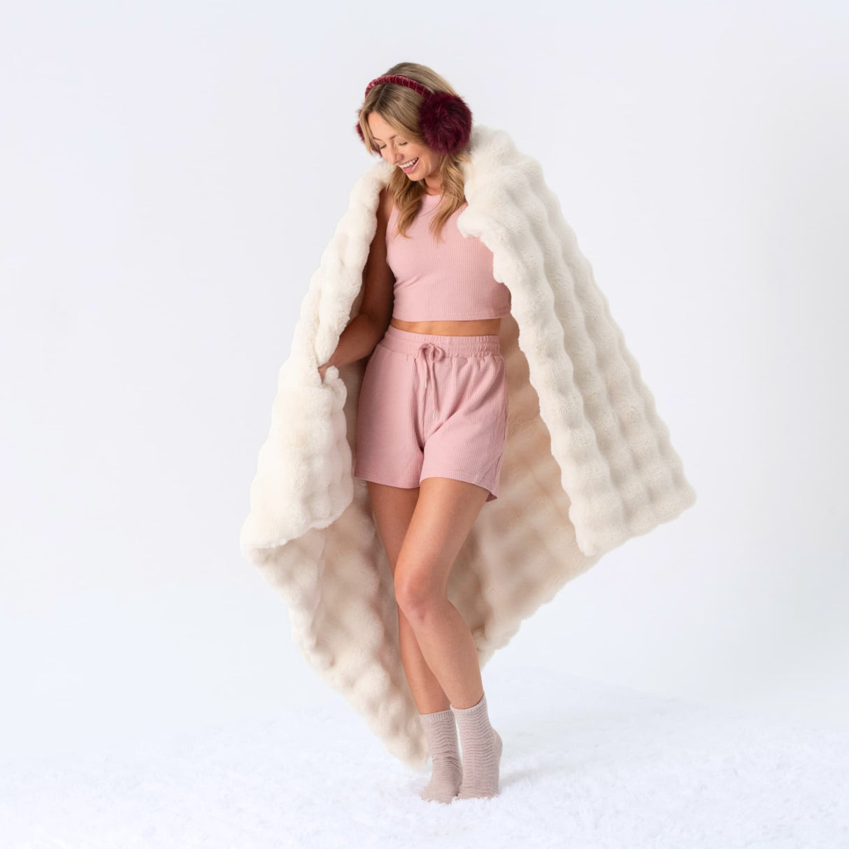 Cosmic Wave Throw Blanket