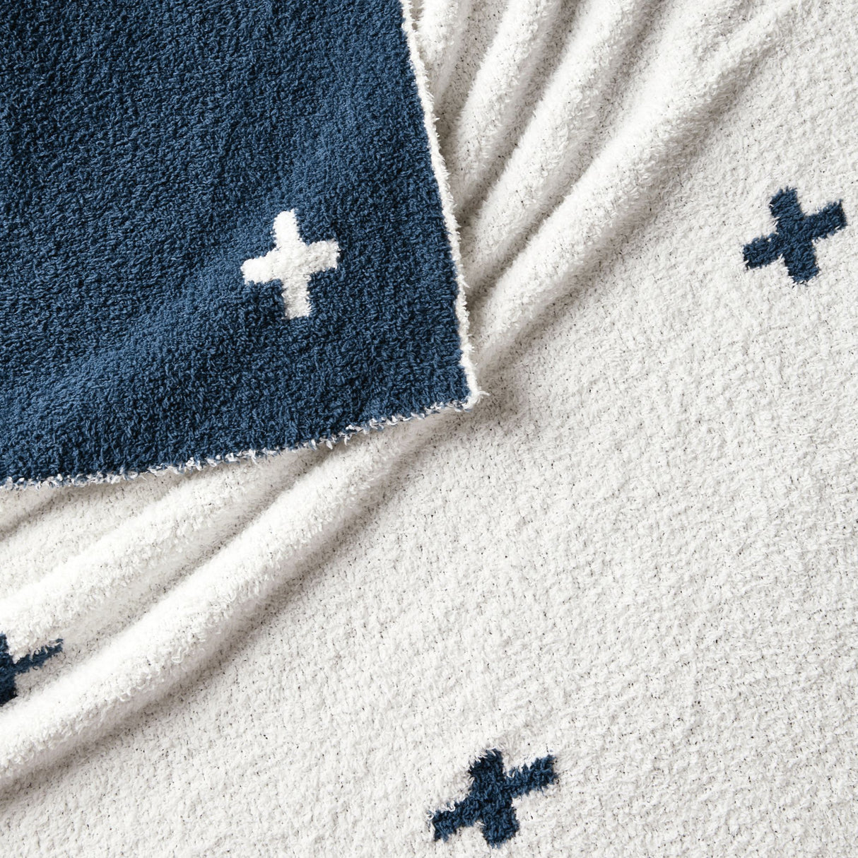 Navy / White Reversible Stars