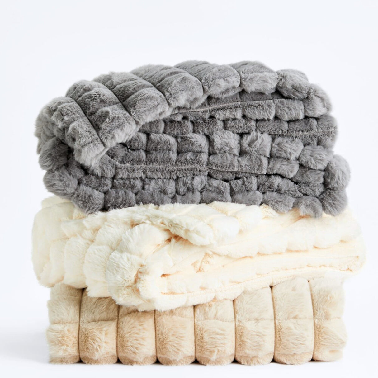 Pyramid Grid Throw Blanket