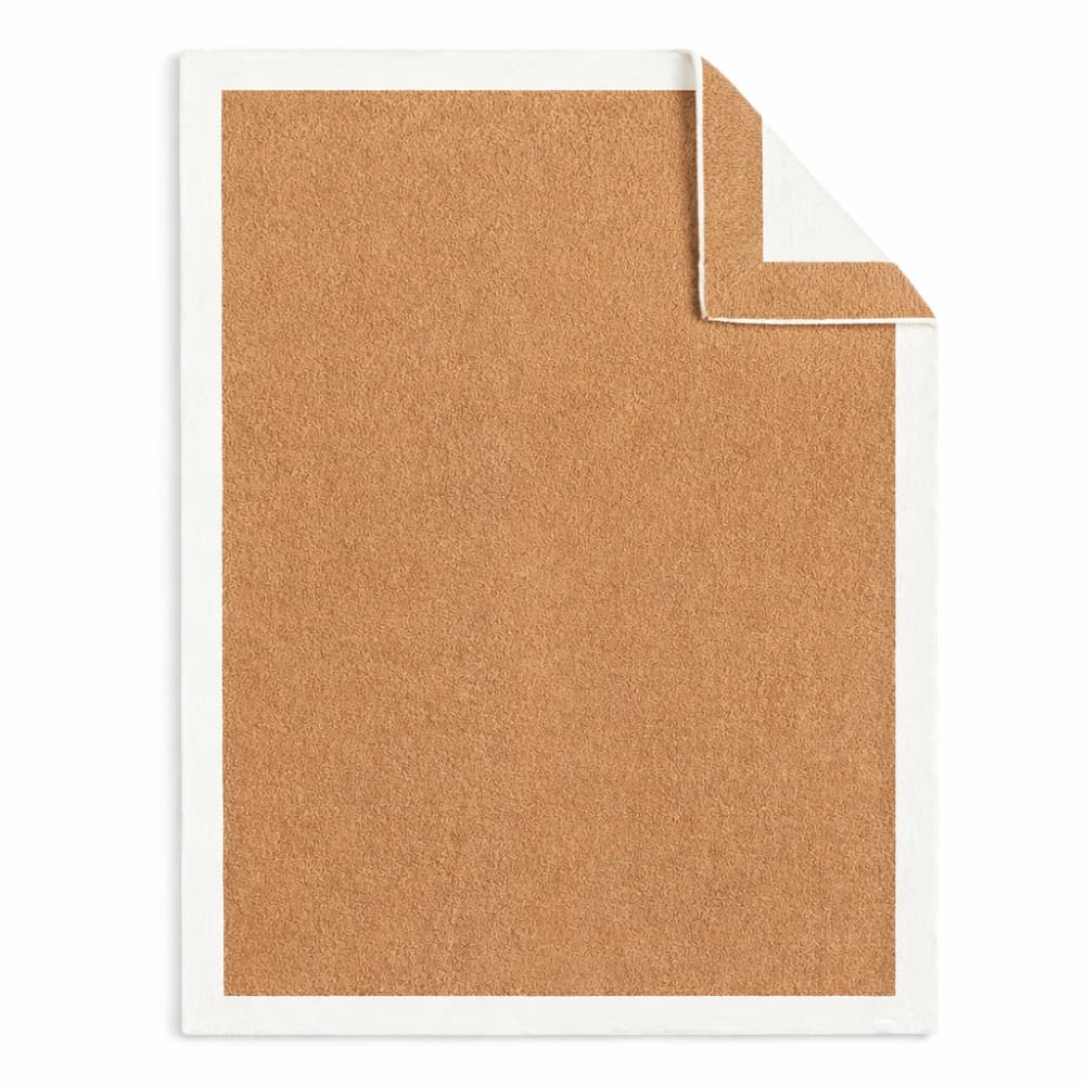 Tan / White Reversible Solid