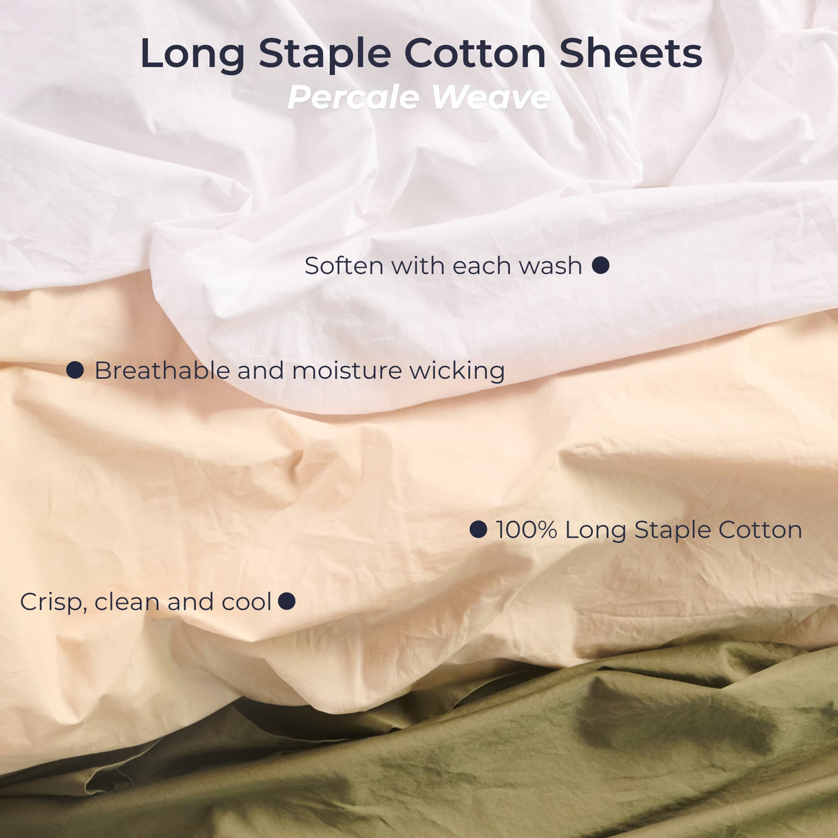 Ultimate Bedding Bundle w/ Cotton Percale