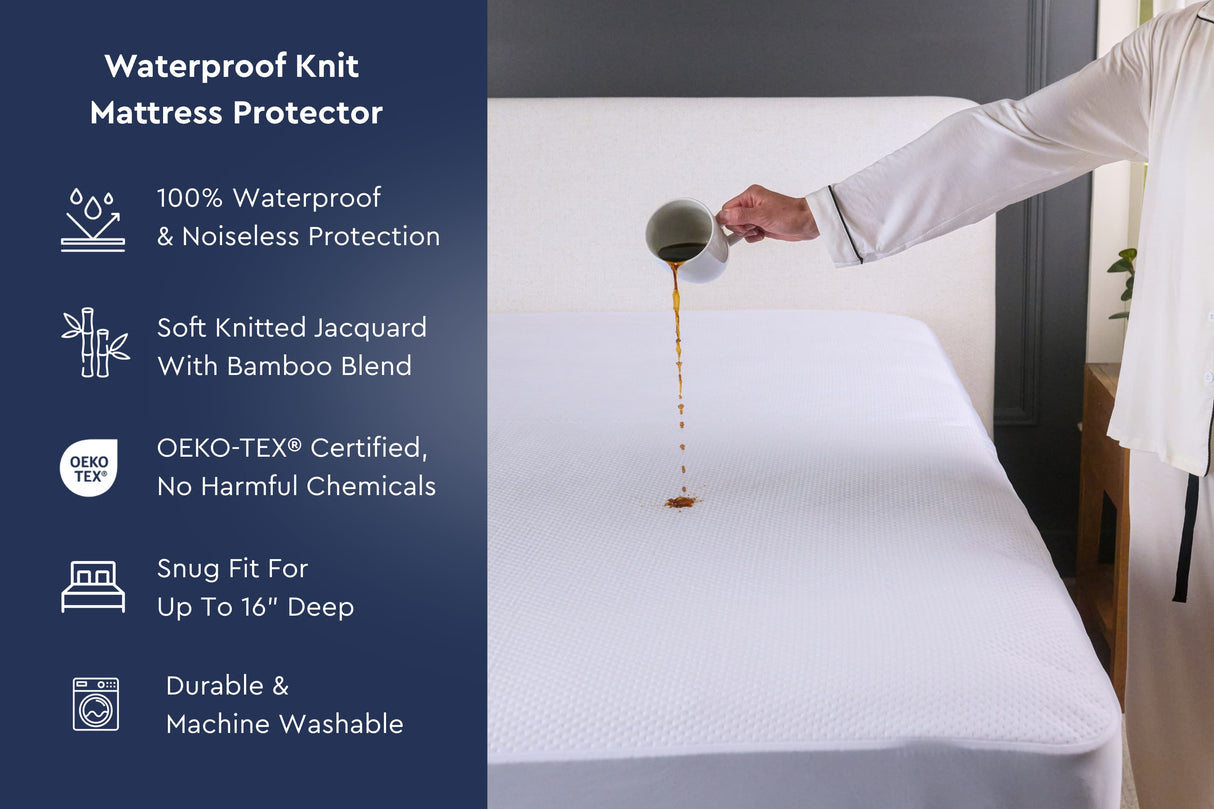 Waterproof Knit Mattress Protector