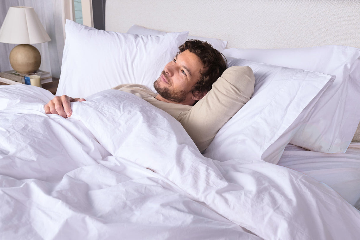 Crisp Percale Cotton Bed Sheets