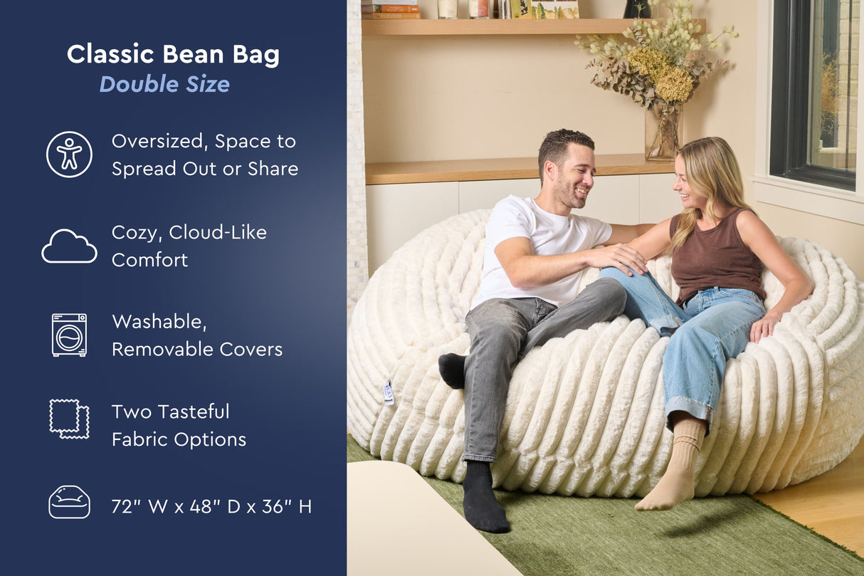 Classic Bean Bag Chair (Double)