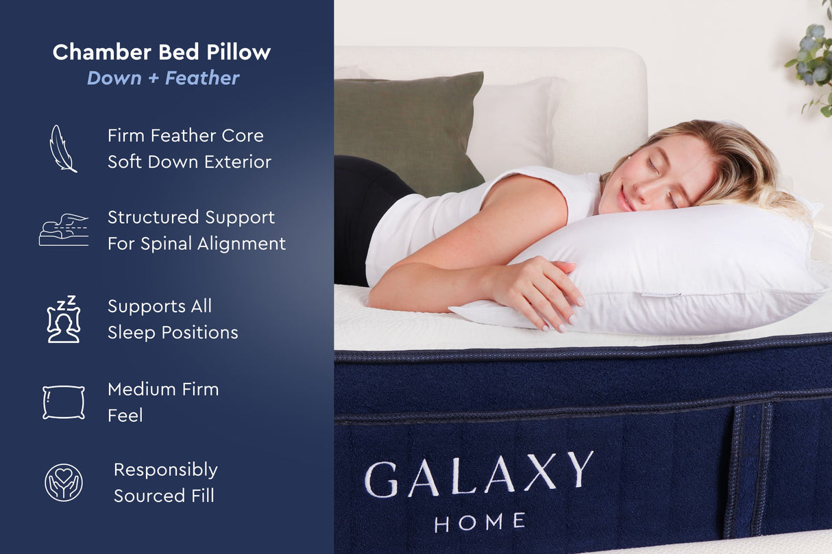 Cloud Fill Down Feather Pillow