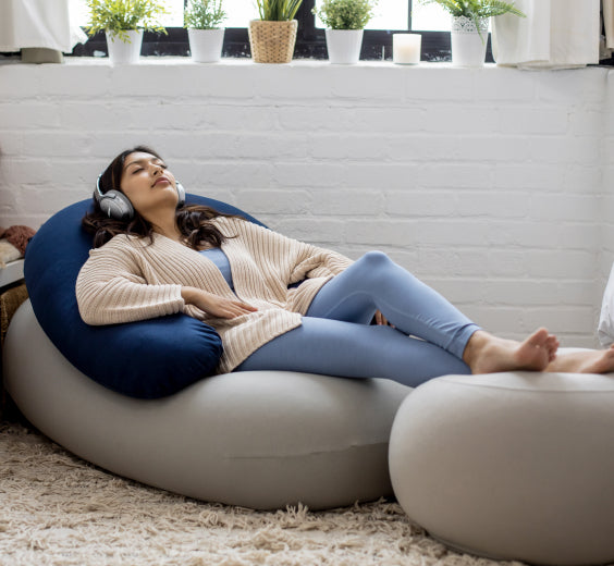 Zero-Gravity Bean Bag Chair, by Moon Pod