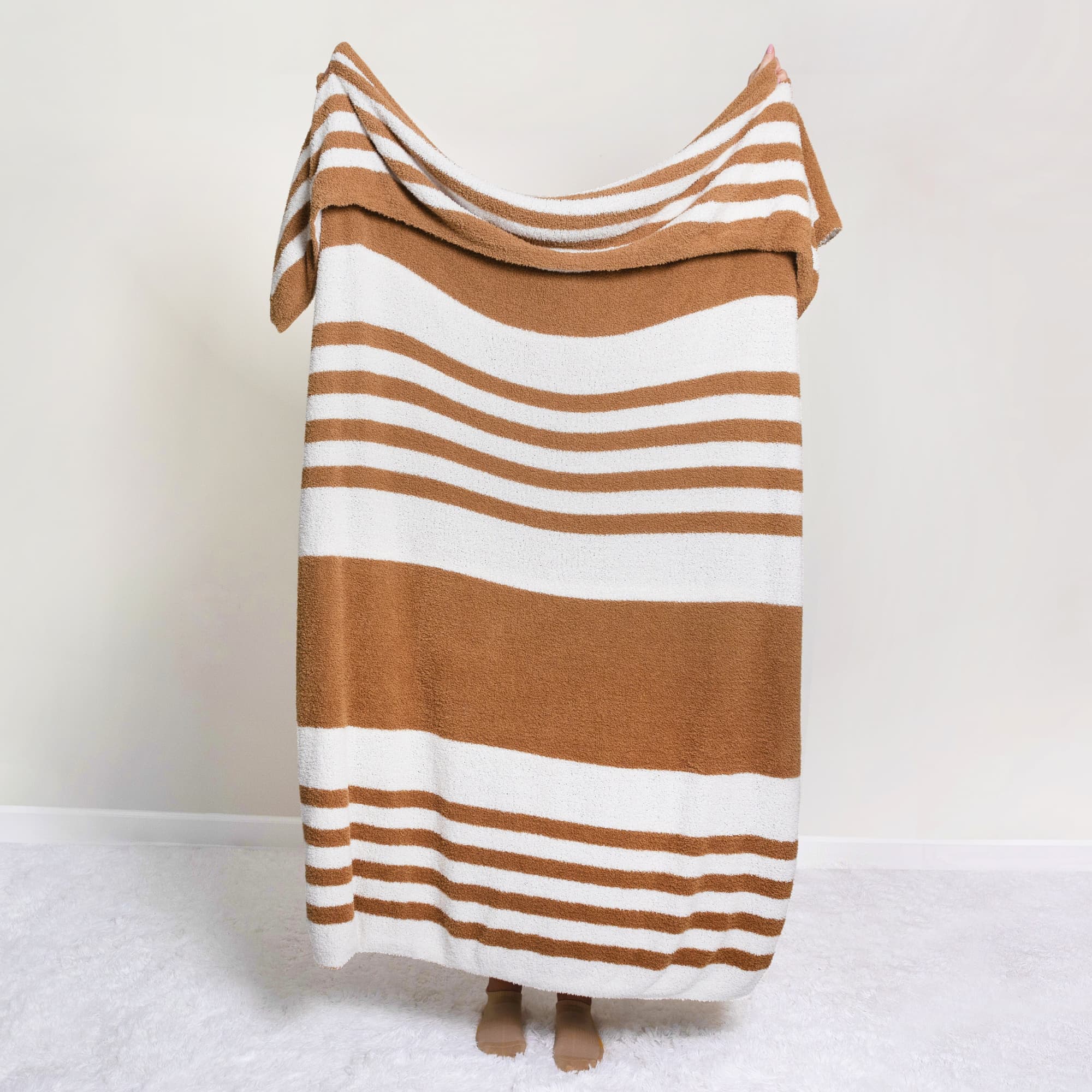 Tan knit blanket hotsell