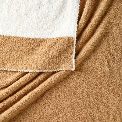 Tan / White Reversible Solid