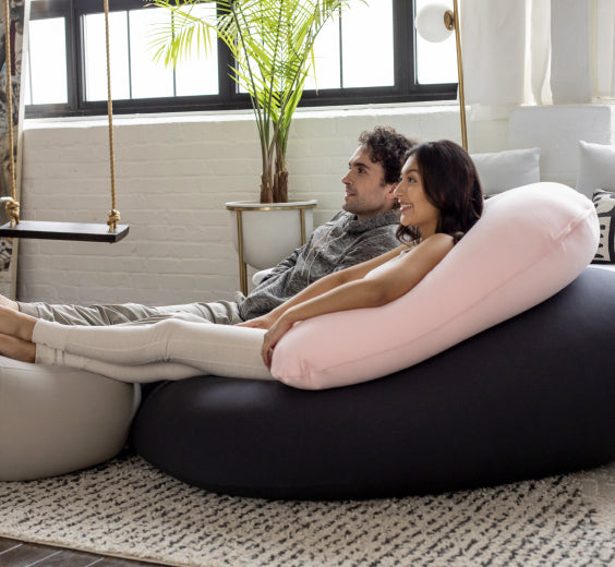 Bean Bag Puffs Sofa Lazy Bedroom Single Filling Relaxing Bean Bag