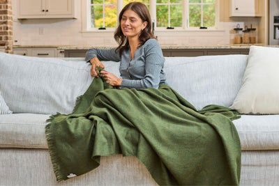 Baby Alpaca Throw Blanket