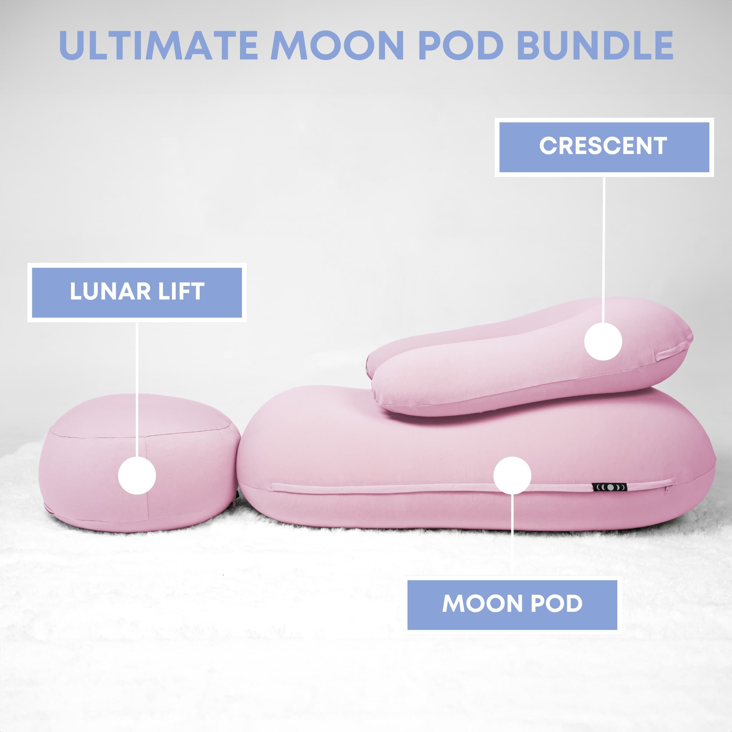 Moon Pod Bundle (Moon Pod + Backrest + Footrest) zero-gravity bundle