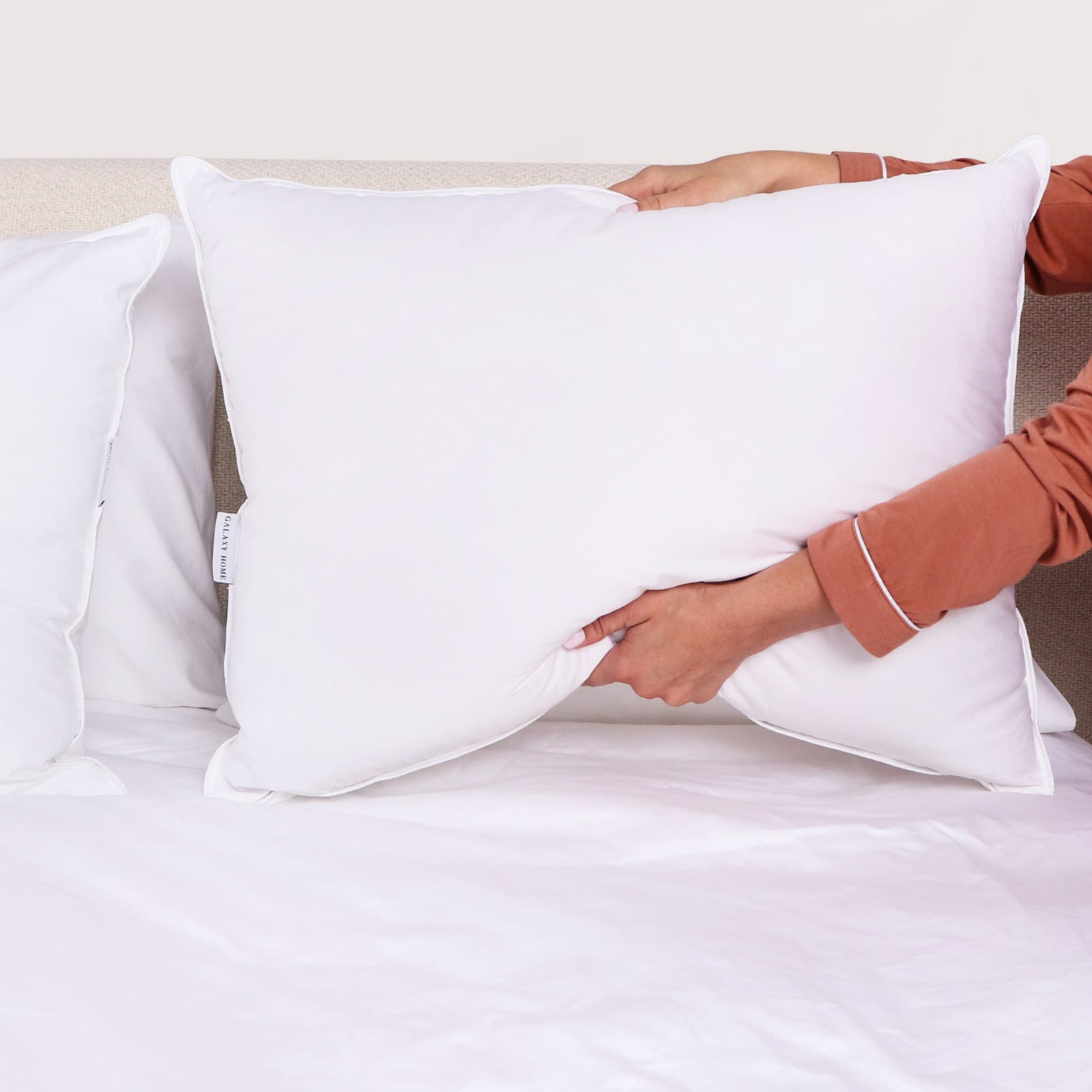 Down + Feather Triple Layer Bed Pillow