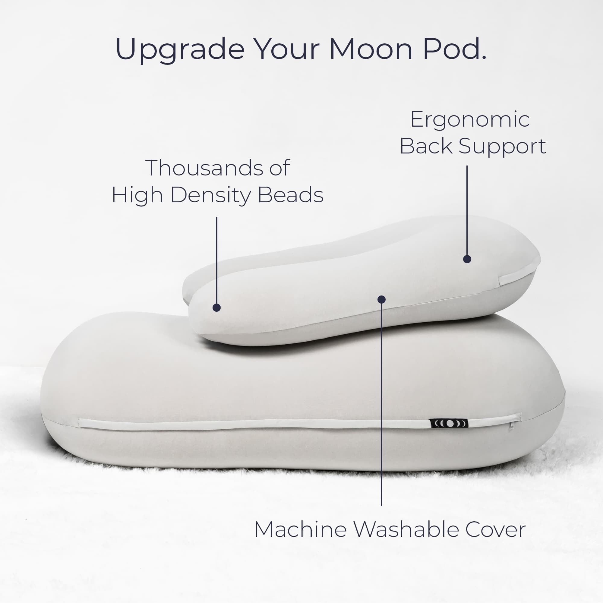 Crescent Backrest by Moon Pod — Zero-Gravity Lumbar Support