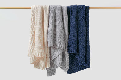 Diamond Chenille Throw Blanket