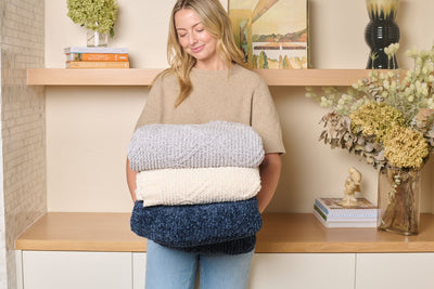 Diamond Chenille Throw Blanket