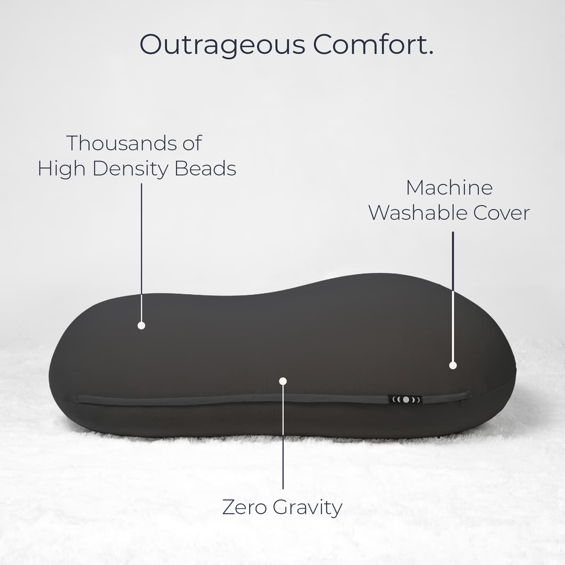 Moon Pod Bean Bag Chair — Zero-Gravity Lounge Chair | Moon Pod