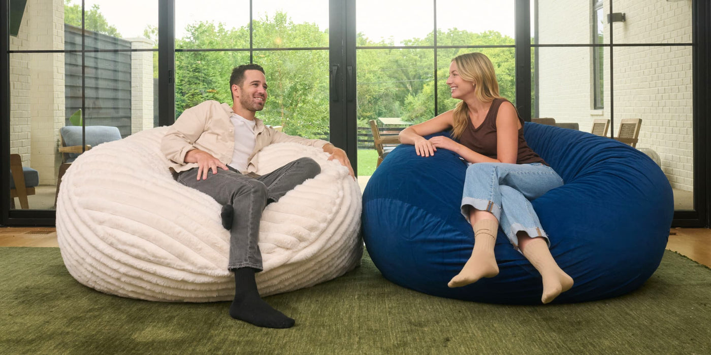 Jumbo Bean Bag Chairs - Bean Bag Chair - Adult Bean Bag, image size:1400x700