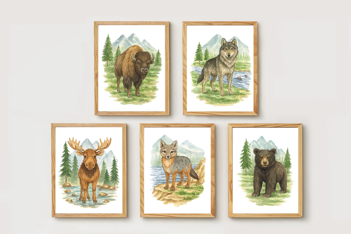 Wild Beasts Set of 5