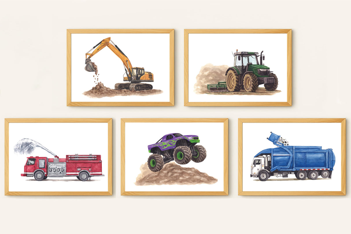 Humongous Trucks Set of 5