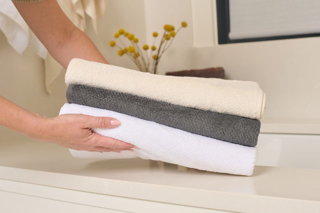 Organic 100% Cotton Twill Towels